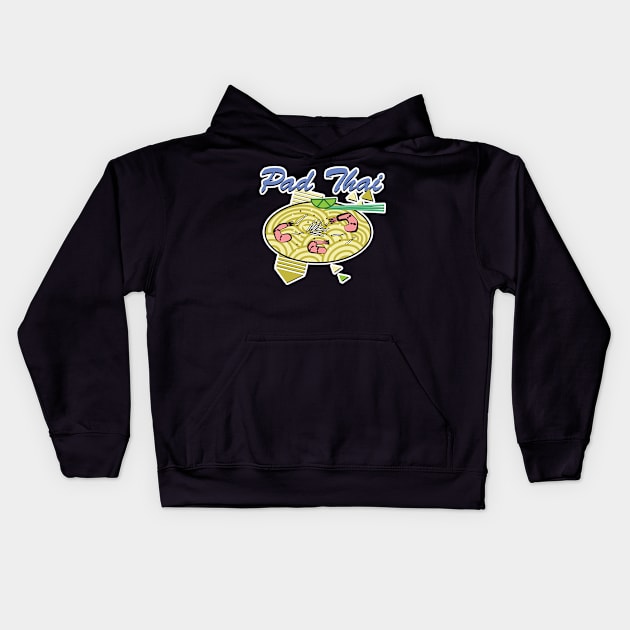 Pad Thai Kids Hoodie by SubtleSplit